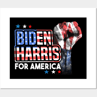 Biden Harris For America Fist Posters and Art